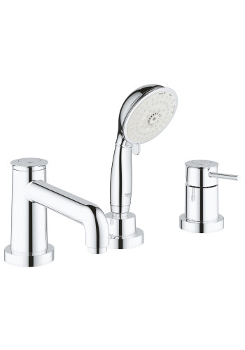 Змішувач на борт ванни на 3 отвори Grohe BauClassic 2511800A Змішувач на борт ванни на 3 отвори Grohe BauClassic 2511800A
