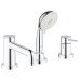 Змішувач на борт ванни на 3 отвори Grohe BauClassic 2511800A
