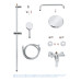 Душова система зі змішувачем для душу Grohe New Tempesta Cosmop. System 26224001