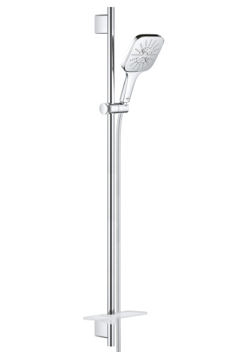 Душовий гарнітур зі штангою, 3 режими струменя Grohe Rainshower SmartActive 26586000 Душовий гарнітур зі штангою, 3 режими струменя Grohe Rainshower SmartActive 26586000