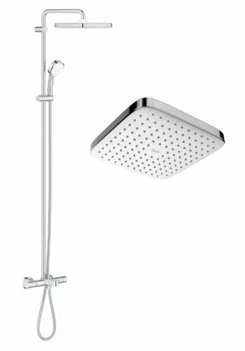 Душова система з термостатом для ванни Grohe New Tempesta Cosmop. System 26691000 Душова система з термостатом для ванни Grohe New Tempesta Cosmop. System 26691000