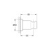 Настінний тримач для ручного душу Grohe Rainshower Neutral 27074AL0