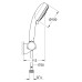 Душовий набір з тримачем, 3 режими струменя Grohe New Tempesta Cosmopolitan 27584002