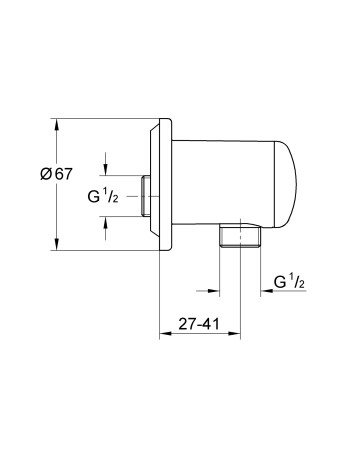 Шлангове підключення Grohe Relexa Neutral 28671000