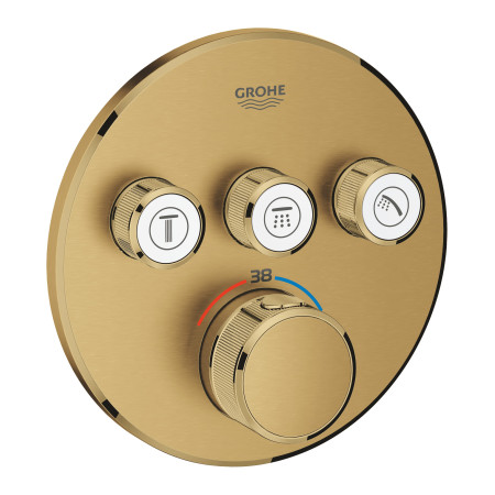 Змішувач прихованого монтажу на 3 споживача Grohe Grohtherm SmartControl 29121GN0