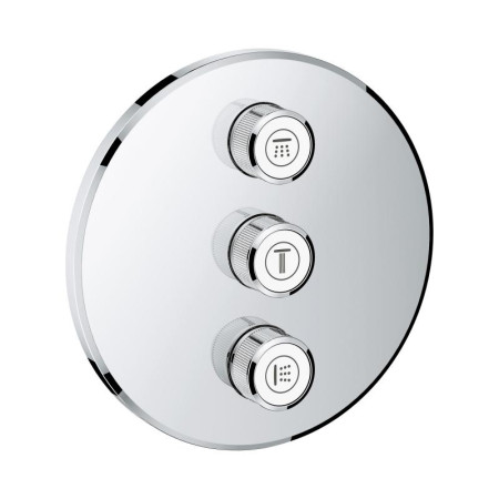 Комплект верхньої монтажної частини для вентиля на 3 виходи Grohe Grohtherm SmartControl 29122000