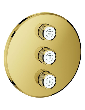 Комплект верхньої монтажної частини для вентиля на 3 виходи Grohe Grohtherm SmartControl 29122GL0