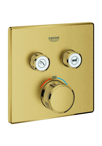 Змішувач прихованого монтажу на 2 споживача Grohe Grohtherm SmartControl 29124GN0 Змішувач прихованого монтажу на 2 споживача Grohe Grohtherm SmartControl 29124GN0