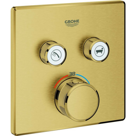 Змішувач прихованого монтажу на 2 споживача Grohe Grohtherm SmartControl 29124GN0