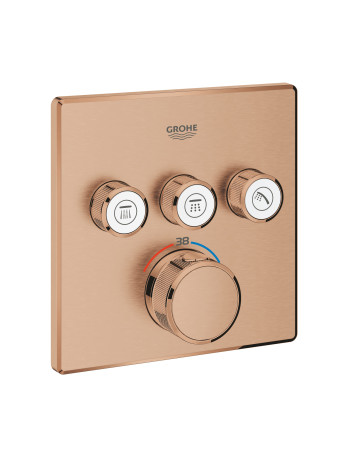 Змішувач прихованого монтажу на 3 споживача Grohe Grohtherm SmartControl 29126DL0