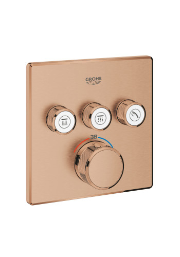Змішувач прихованого монтажу на 3 споживача Grohe Grohtherm SmartControl 29126DL0 Змішувач прихованого монтажу на 3 споживача Grohe Grohtherm SmartControl 29126DL0