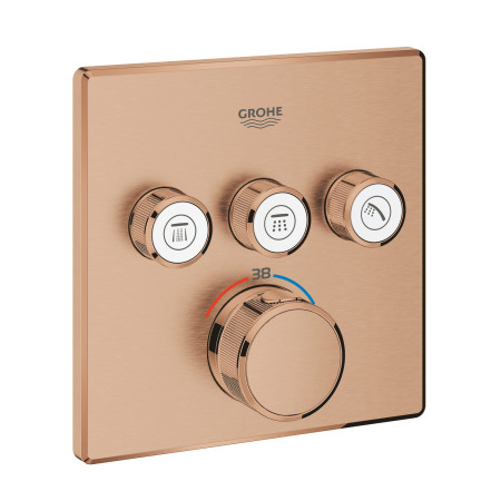 Змішувач прихованого монтажу на 3 споживача Grohe Grohtherm SmartControl 29126DL0
