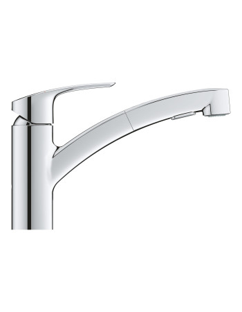 Змішувач для кухні з висувним виливом Grohe Eurosmart New 30305001