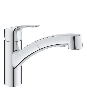Змішувач для кухні з висувним виливом Grohe Eurosmart New 30305001