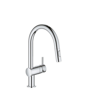 Змішувач для кухні з висувним виливом Grohe Minta 30348001