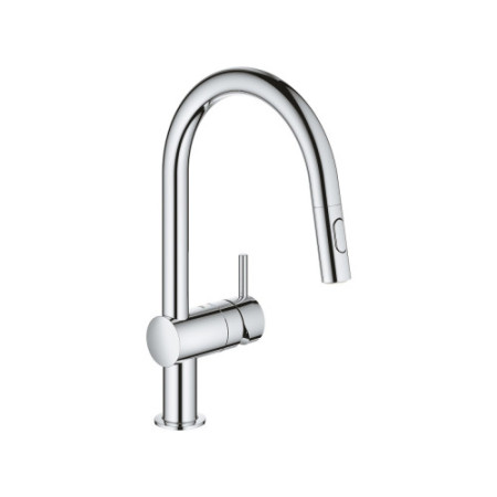 Змішувач для кухні з висувним виливом Grohe Minta 30348001