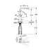 Змішувач для кухні з висувним виливом Grohe Essence New 30504000