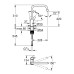 Змішувач для кухні Grohe Eurosmart New 30567000