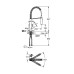 Змішувач для кухні з гнучким виливом Grohe Eurocube 31395000