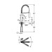 Змішувач для кухні з гнучким виливом Grohe Eurocube 31395DC0