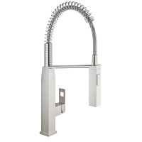 Змішувач для кухні з гнучким виливом Grohe Eurocube 31395DC0