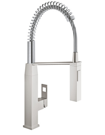 Змішувач для кухні з гнучким виливом Grohe Eurocube 31395DC0
