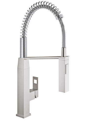 Змішувач для кухні з гнучким виливом Grohe Eurocube 31395DC0