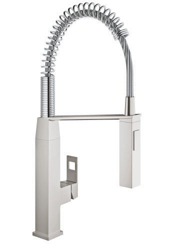 Змішувач для кухні з гнучким виливом Grohe Eurocube 31395DC0