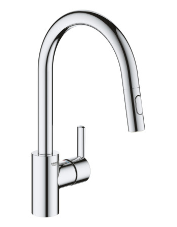 Змішувач для кухні з висувним виливом Grohe Feel 31486001