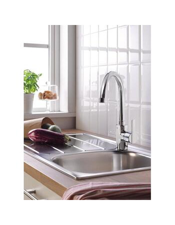 Змішувач для кухні з висувним виливом Grohe Feel 31486DC1
