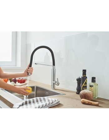 Змішувач для кухні з гнучким виливом Grohe Feel 31489000