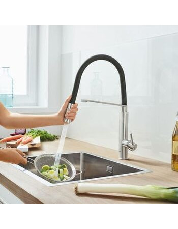 Змішувач для кухні з гнучким виливом Grohe Feel 31489DC0