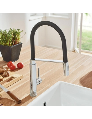 Змішувач для кухні з гнучким виливом Grohe Concetto New 31491000