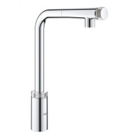 Змішувач для кухні з висувним виливом Grohe Eurosmart New 31613000