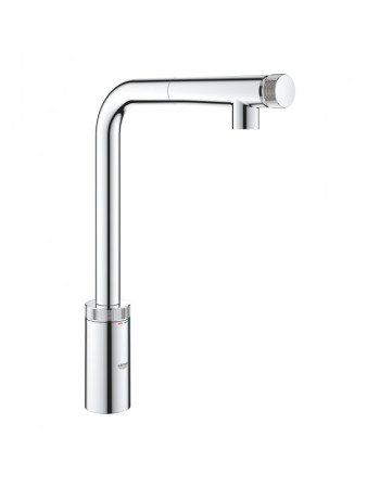 Змішувач для кухні з висувним виливом Grohe Eurosmart New 31613000