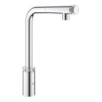 Змішувач для кухні з висувним виливом Grohe Eurosmart New 31613000