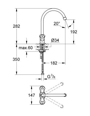 Змішувач для кухні Grohe Costa L 31831001