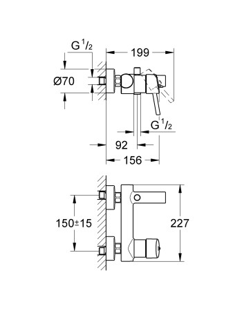 Змішувач для ванни Grohe Concetto New 32211001