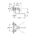 Змішувач для кухні для настінного монтажу Grohe Eurosmart New 32224003