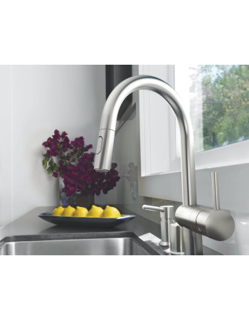 Змішувач для кухні з висувним виливом Grohe Minta 32321DC2