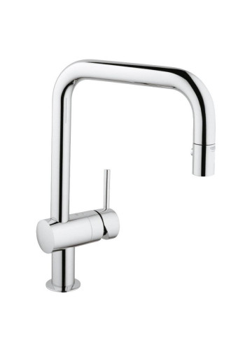 Змішувач для кухні з висувним виливом Grohe Minta 32322002 Змішувач для кухні з висувним виливом Grohe Minta 32322002