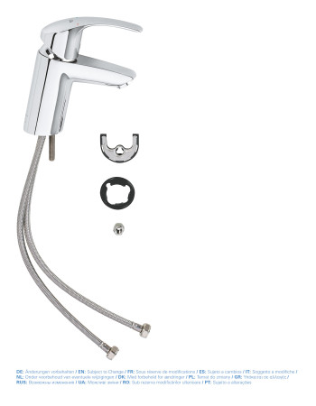 Змішувач для раковини S-розміру Grohe Eurosmart 32467002
