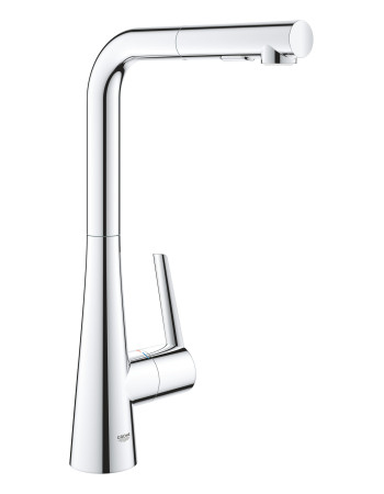 Змішувач для кухні з висувним виливом Grohe Zedra 32553002