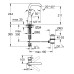 Змішувач для раковини L-розміру Grohe Essence New 32628GL1