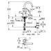 Змішувач для раковини L-розміру Grohe Concetto New 32629002
