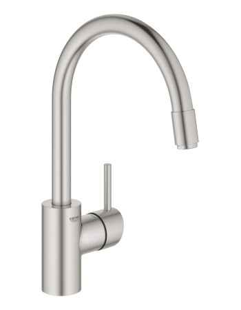 Змішувач для кухні з висувним виливом Grohe Concetto New 32663DC3