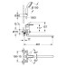 Змішувач для ванни з довгим виливом і душем Grohe Multiform 3270800A