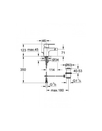 Змішувач для біде Grohe Get 32885000
