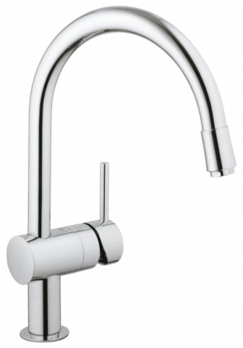 Змішувач для кухні з висувним виливом Grohe Minta 32918000 Змішувач для кухні з висувним виливом Grohe Minta 32918000