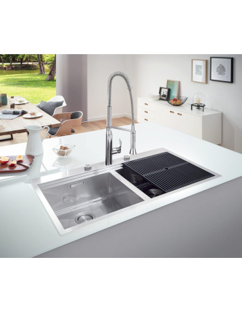 Змішувач для кухні з гнучким виливом Grohe K7 32950000